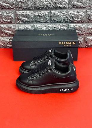 Кросівки balmain жіночі, чорні якісні кросівки бальман5 фото