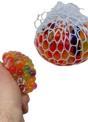 Іграшка-антистрес зі світлом "mesh squish ball"