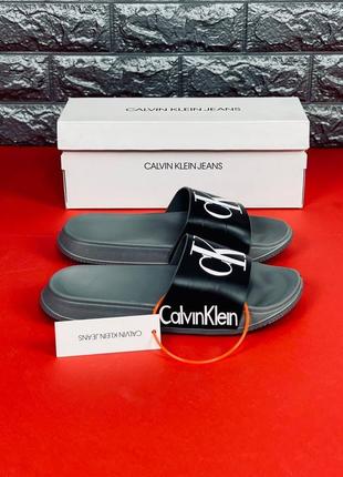 Шльопанці чоловічі calvin klein, шльопанці капці капці новинка!3 фото