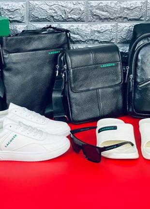 Подарунковий набір lacoste, стильний чоловічий подарунковий набір2 фото