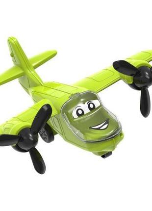 Уцінка. пластикова іграшка "літак" (салатовий) - побитий