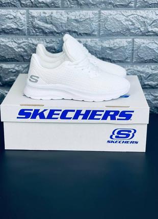 Кросівки жіночі skechers, літні повітропроникні кросівки сіточка6 фото