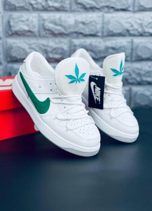 Кросівки жіночі nike sb dunk low x, білі кросівки найк