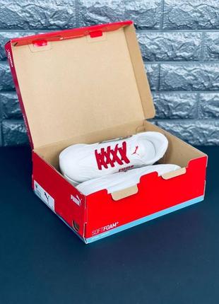 Кросівки жіночі puma, білі якісні кросівки пума10 фото