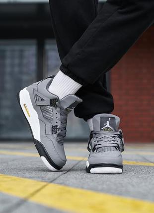 Nike air jordan 4 retro cool grey4 фото