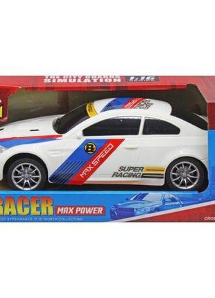 Машинка інерційна "x-racer" (біла з полосами)
