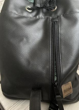 Buumi рюкзак, черный рюкзак, рюкзак на замотках5 фото