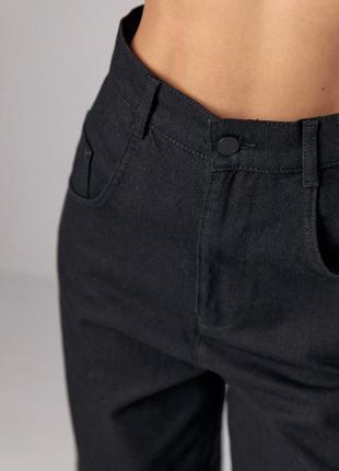 Широкие джинсы с завышенной талией4 фото
