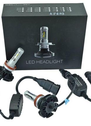 Світлодіодна лампа led 7s (h11, h8, h9) phillips zes, 6000lm, 500