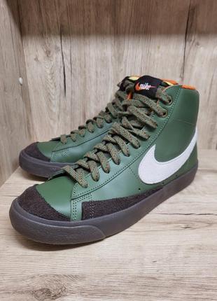 Кеды мужские nike blazer mid'77 vntg (dz5176-300)3 фото