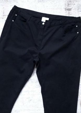 Стрейчевые котоновые брюки, джинсы, 64-66-68, хлопок, эластан, jessica by c&a3 фото