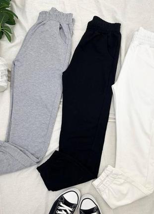 Базові джогери на весну, двонитка люкс 42-50 женские штаны 048301 фото