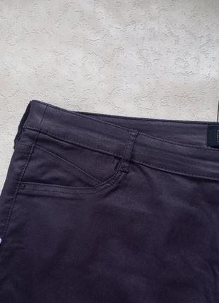 Брендовые джинсы скинни с пропиткой под кожу и высокой талией f&f, 18 размер.5 фото