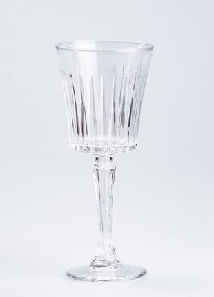 Келих для вина скляний прозорий набір 6 шт2 фото
