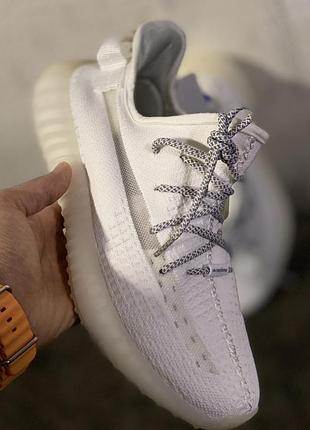 Літні чоловічі кросівки restime yeezy white