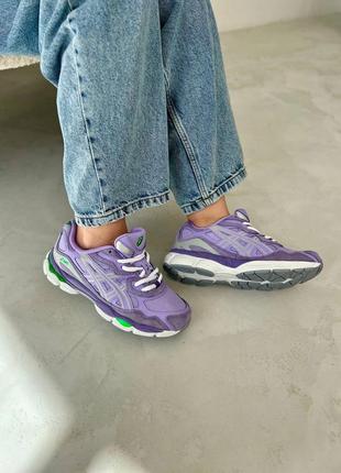 Жіночі кросівки asics gel violet