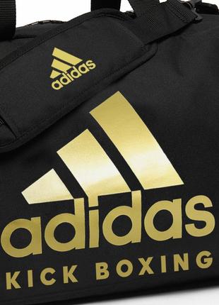 Сумка-рюкзак (2 в 1) із золотим логотипом kickboxing  ⁇  чорний  ⁇  adidas adiacc052kb3 фото
