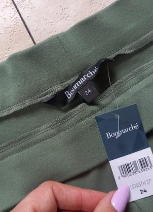 Новые большие брендовые зауженные брюки штаны с высокой талией bonmarche, 24 размер.5 фото