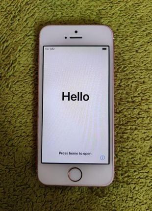 Iphone se rose gold 16gb