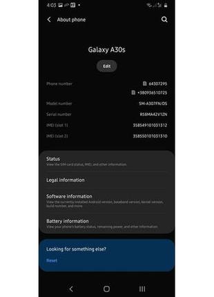 Продаю samsung a30s 4/644 фото