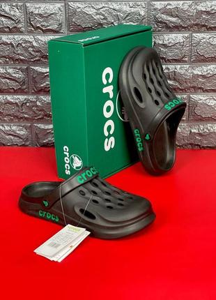 Шльопанці жіночі crocs, чорні пляжні шльопанці сланці капці2 фото