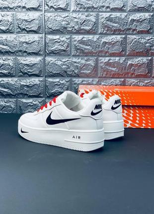 Кросівки жіночі nike air force af1, білі зручні кросівки6 фото