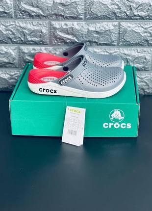 Шльопанці чоловічі crocs literide 360 clog, шльопанці капці капці8 фото