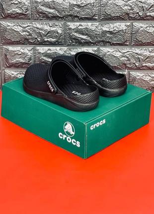 Шльопанці чоловічі crocs literide 360, пляжні шльопанці сланці кр6 фото