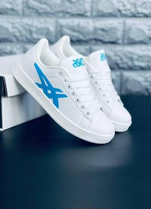 Кросівки asics чоловічі, білі зручні легкі кроси асикс 36-45