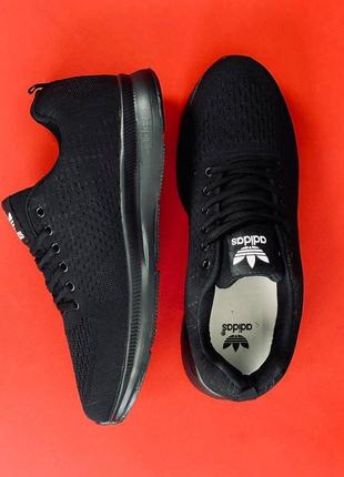 Кросівки чоловічі adidas, чорні повсякденні кросівки адідас2 фото