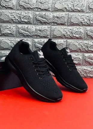 Кросівки чоловічі adidas, чорні повсякденні кросівки адідас5 фото
