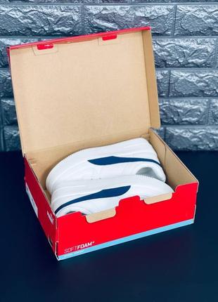 Кросівки чоловічі puma indigo white стильні білі кросівки пума8 фото