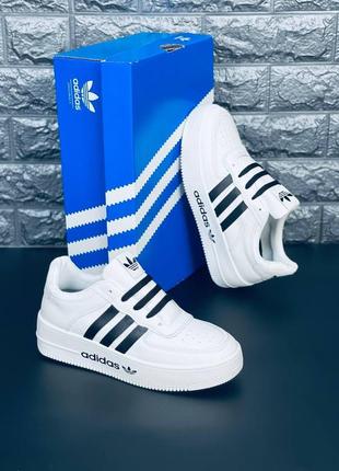 Adidas superstar adifom кросівки жіночі, стильні білі кроси2 фото