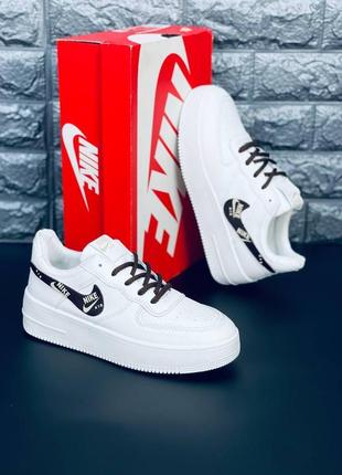 Force air nike paris кросівки жіночі, білі модні кросівки2 фото