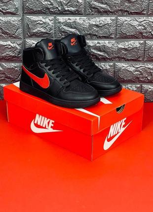 Кроссовки nike high og женские, черные качественные кроссы найк8 фото