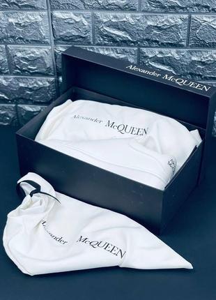 Кросівки alexander mcqueen жіночі білі стильні зручні кроси8 фото