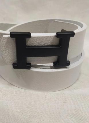 Ремень 3см пояс турция белый женский черный с кожи мужской, ремень туреческ женский, ремень унисекс в стиле hermes гермес хермес