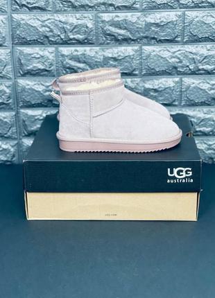 Зимові чоловічі уги ugg australia, бежеві уги натуральний замш3 фото