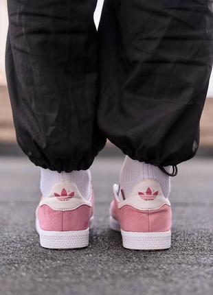 Женские adidas gazelle pink4 фото