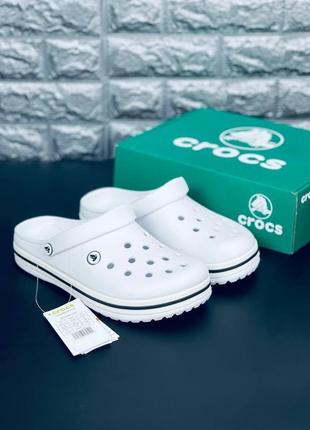 Шльопанці жіночі crocs crocband, пляжні шльопанці сланці капці2 фото