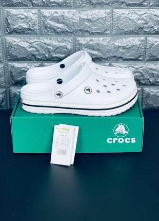 Шльопанці жіночі crocs crocband, пляжні шльопанці сланці капці4 фото