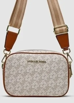 💎 сумка michael kors camera bag ivory