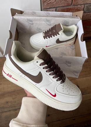 Женские кроссовки найк аир форс / cw2646 nike air force 1 low ‘07 essenti “mocco ”7 фото