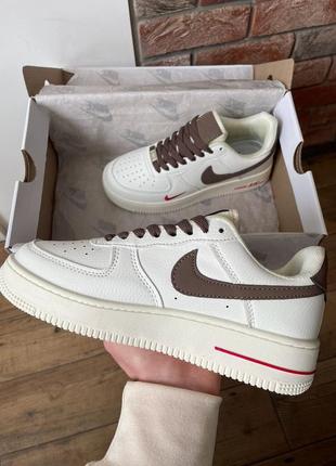 Женские кроссовки найк аир форс / cw2646 nike air force 1 low ‘07 essenti “mocco ”4 фото
