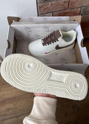 Женские кроссовки найк аир форс / cw2646 nike air force 1 low ‘07 essenti “mocco ”8 фото