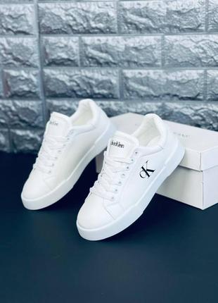 Кросівки calvin klein жіночі білі стильні кроси топ продажів!7 фото