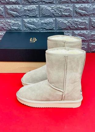 Уги чоловічі ugg australia, зимові уги з натуральної замші6 фото