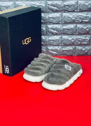 Капці чоловічі ugg australia, домашні капці угг на хутрі4 фото