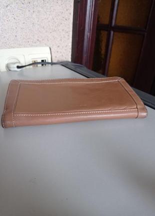 Kenneth cole reaction кожаный кошелек портмоне бумажник .4 фото