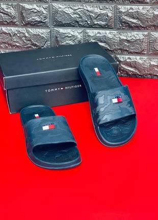 Шльопанці чоловічі tommy hilfiger, пляжні шльопанці сланці капці3 фото